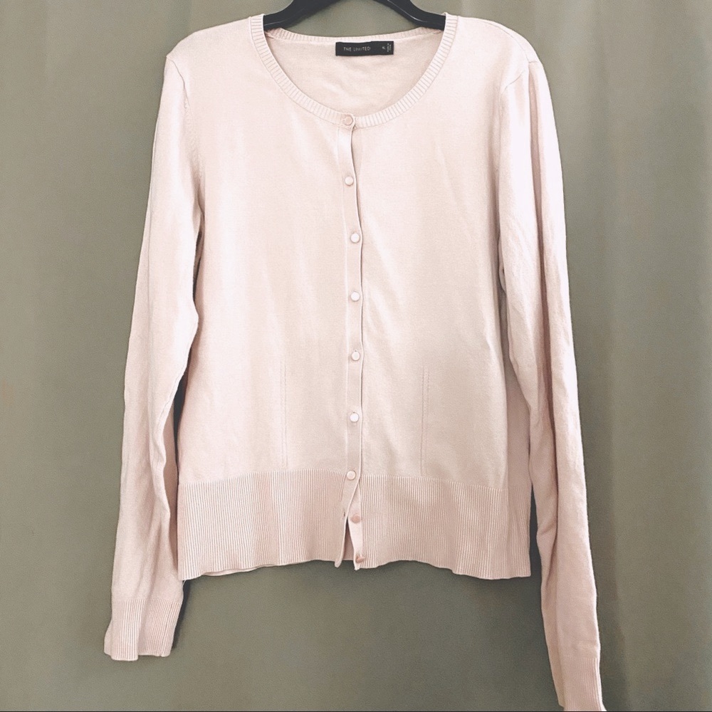 🟣 THE LIMITED Long Sleeve Cardigan Sweater XL EUC